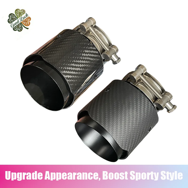 1pc Universal Carbon Fiber Tail Pipe Matte And Glossy Diagonal Texture Customizable AK Logo Car Exhaust Pipe
1pc Universal Carbon Fiber Tail Pipe Matte And Glossy Diagonal Texture Customizable AK Logo Car Exhaust Pipe