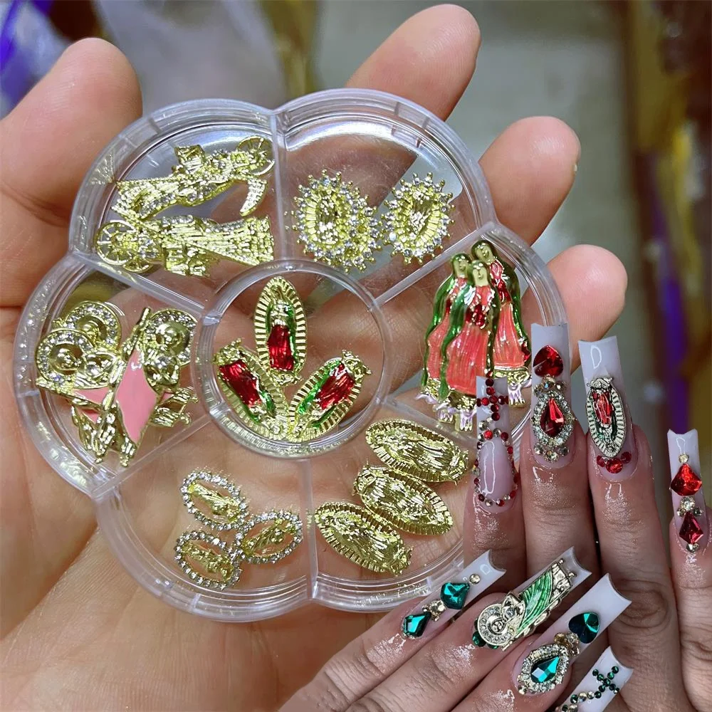 21Pcs/Box 3D Y2K Virgin Mary Nail Art Charms Death Accessories Parts For Nails Decoration Design Supplies Manicure Decor Tools *
21Pcs/Box 3D Y2K Virgin Mary Nail Art Charms Death Accessories Parts For Nails Decoration Design Supplies Manicure Decor Tools *
