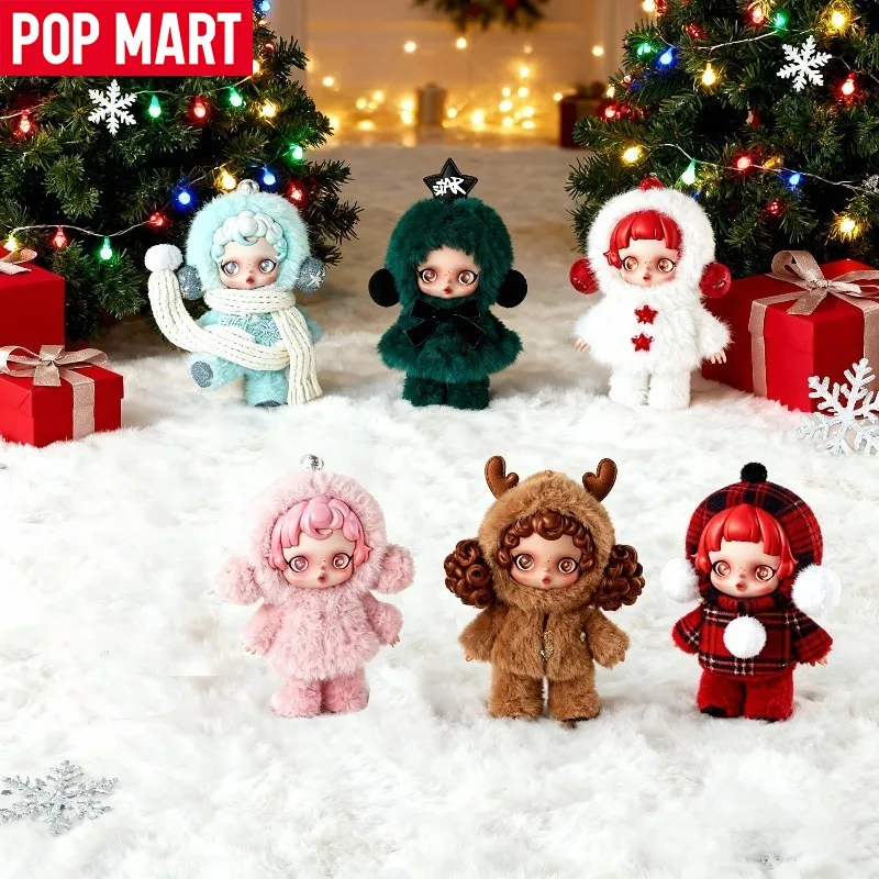 POPMART 100% Authentic Product SKULLPANDA Plush Keychain Blind Box Glow in Dark Bag Charm, Winter Symphony Cute Mystery Gift
POPMART 100% Authentic Product SKULLPANDA Plush Keychain Blind Box Glow in Dark Bag Charm, Winter Symphony Cute Mystery Gift