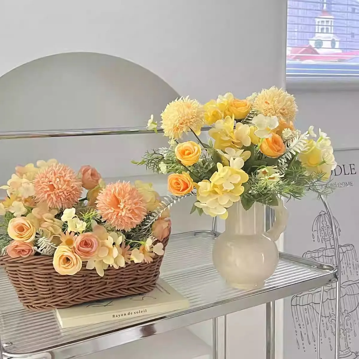 Simulate Bouquet Nordic Style Silk Flowers Home Decor Birthdays Holidays Fresh Windows Artificial Daisy Hydrangeas Roses Bouquet
Simulate Bouquet Nordic Style Silk Flowers Home Decor Birthdays Holidays Fresh Windows Artificial Daisy Hydrangeas Roses Bouquet