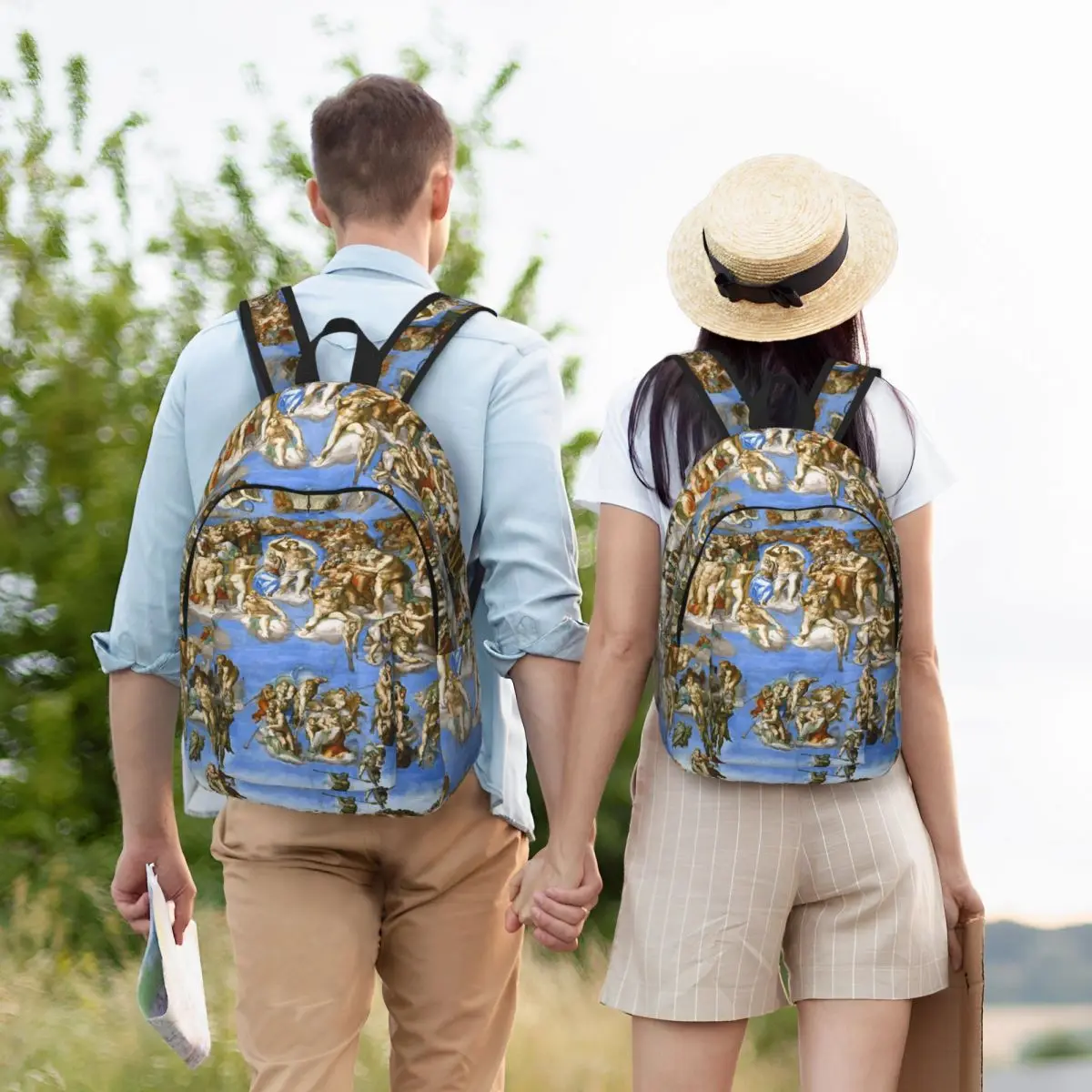 Michelangelo Last Judgment Backpack Student BookBag Children School Bag Laptop Shoulder Bags for Men Women
Michelangelo Last Judgment Backpack Student BookBag Children School Bag Laptop Shoulder Bags for Men Women