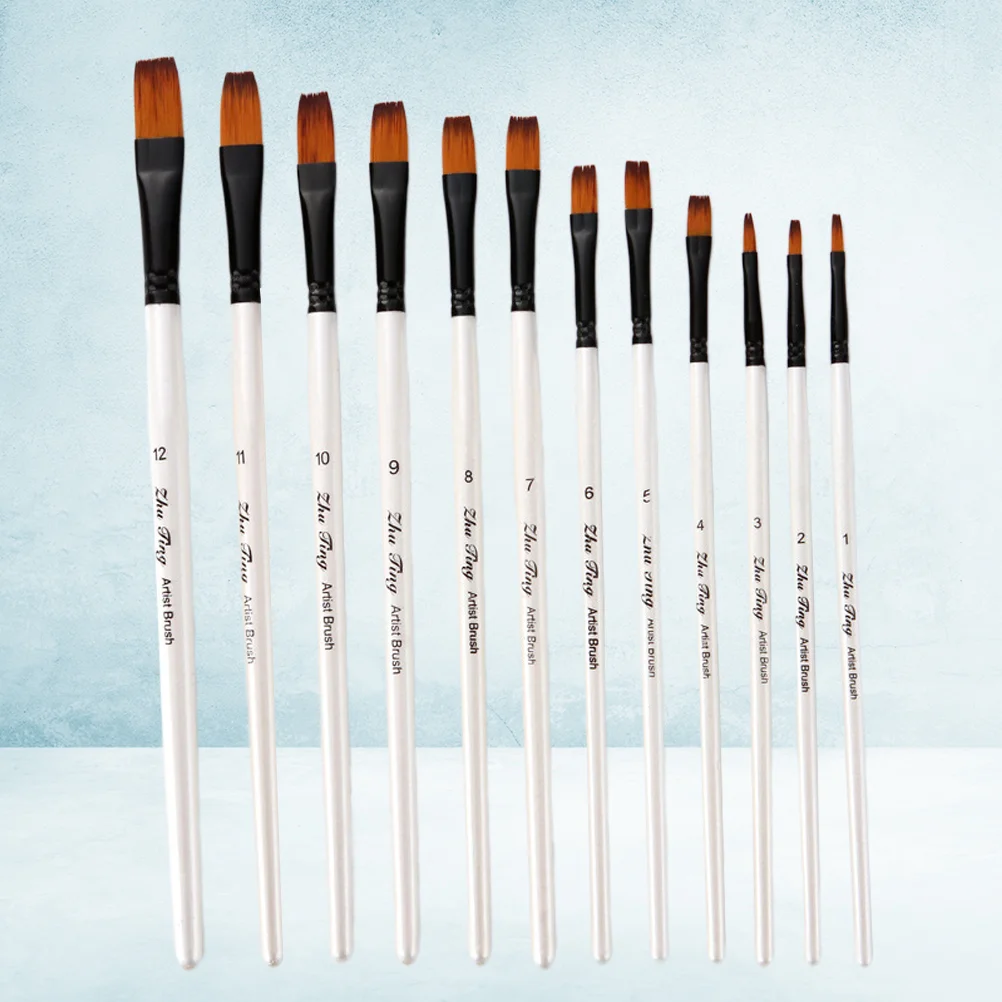 12 Pcs Short Hair Child Paint by Number Accessories Wooden Brush for Oil Painting Watercolor
12 Pcs Short Hair Child Paint by Number Accessories Wooden Brush for Oil Painting Watercolor