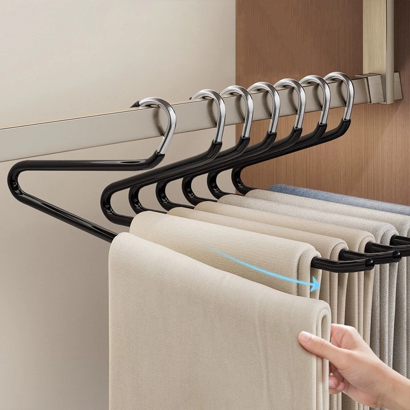 5/10pcs Colorful Non-slip Hangers PVC Pants Hanger Wardrobe Organizer Clothes Multi-Functional Z-Shaped Pants Hangers
5/10pcs Colorful Non-slip Hangers PVC Pants Hanger Wardrobe Organizer Clothes Multi-Functional Z-Shaped Pants Hangers