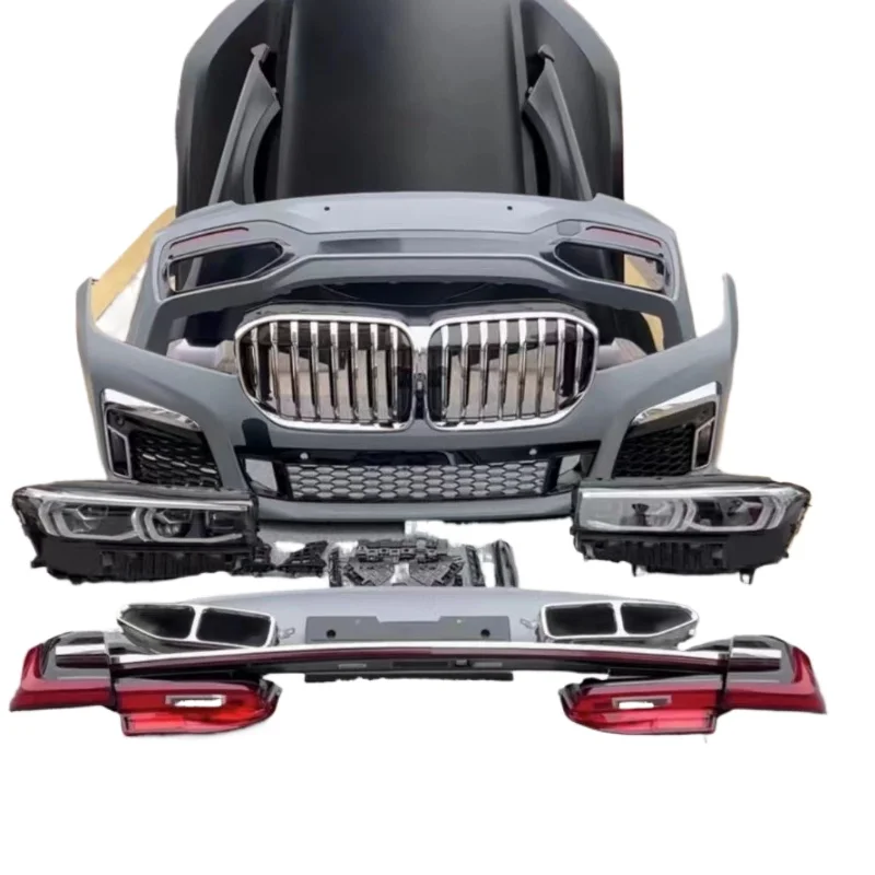 Applicable to BMW 7 Series F02 to G12 old model to new model, front and rear surrounding headlights, cover, fender through tail
Applicable to BMW 7 Series F02 to G12 old model to new model, front and rear surrounding headlights, cover, fender through tail