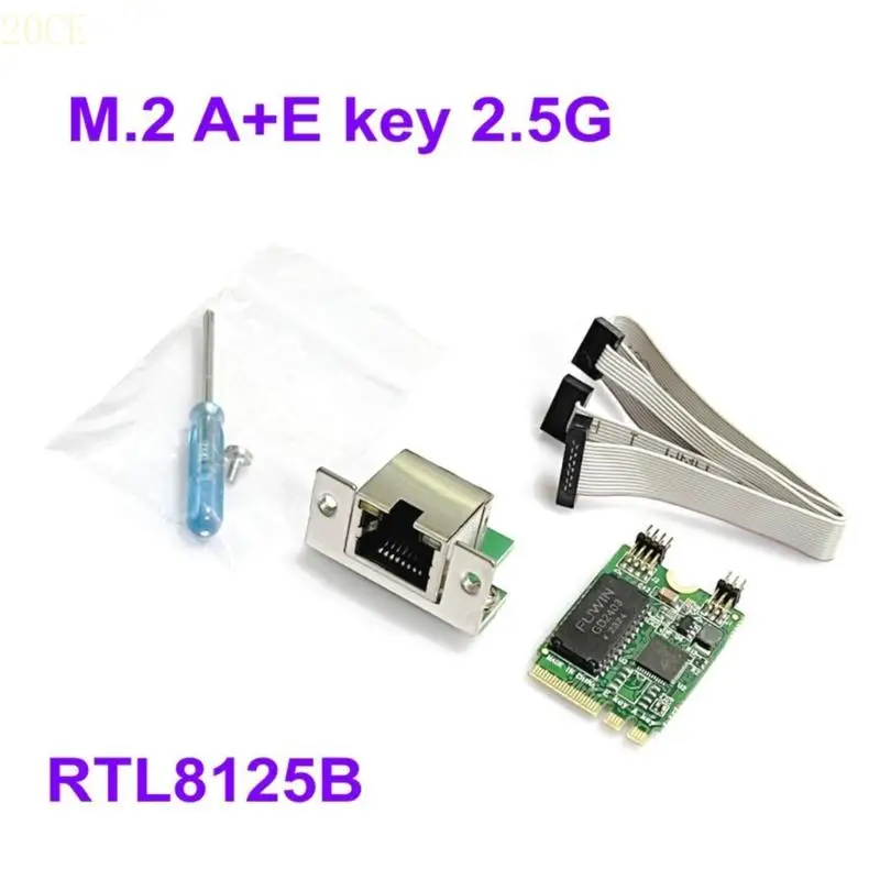20CE NetworkCard RTL8125B Mini Pcie 2.5Gigabit Ethernet Card 10/100/1000M/2.5Gbps
20CE NetworkCard RTL8125B Mini Pcie 2.5Gigabit Ethernet Card 10/100/1000M/2.5Gbps
