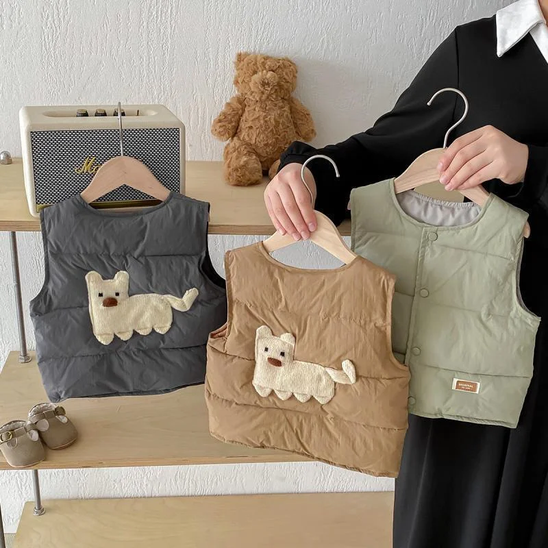 Boys Girls Winter Autumn Down Vest Coat Children Kids Warm Waistcoat Outerwear Clothing Infant Jacket for 0 1 2 3 4 years
Boys Girls Winter Autumn Down Vest Coat Children Kids Warm Waistcoat Outerwear Clothing Infant Jacket for 0 1 2 3 4 years