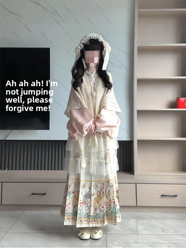 Lolita Hanfu Women's Set Cute Fairy Atmosphere Shoulder Shawl Apron Face Skirt Summer 2026 Ladies Premium Traditional C...
Lolita Hanfu Women's Set Cute Fairy Atmosphere Shoulder Shawl Apron Face Skirt Summer 2026 Ladies Premium Traditional C...