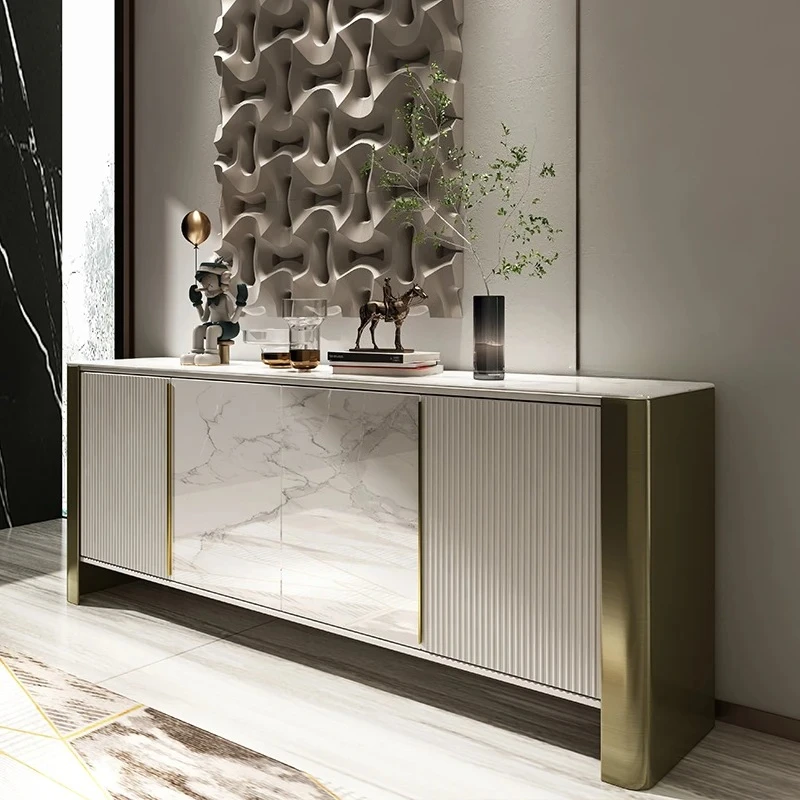 Postmodern light luxury solid wood porch cabinet Italian style rock board minimalist dining cabinet Entering the living
Postmodern light luxury solid wood porch cabinet Italian style rock board minimalist dining cabinet Entering the living