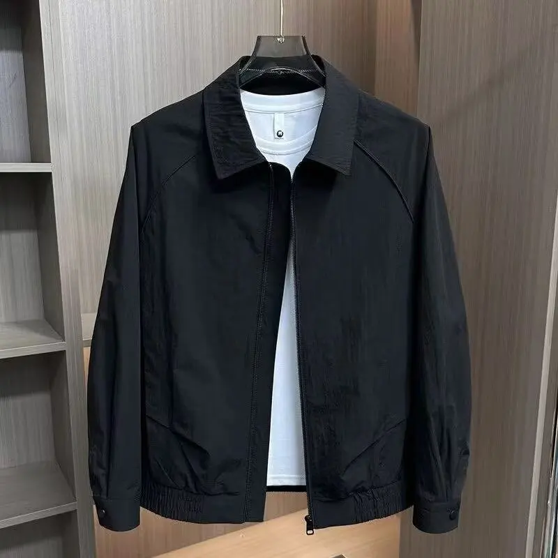 Loose Fit ort Collar Men's Jaet Korean Design Casual Sle Faionable Versatile Spring Autumn Top Polyester Fiber
Loose Fit ort Collar Men's Jaet Korean Design Casual Sle Faionable Versatile Spring Autumn Top Polyester Fiber