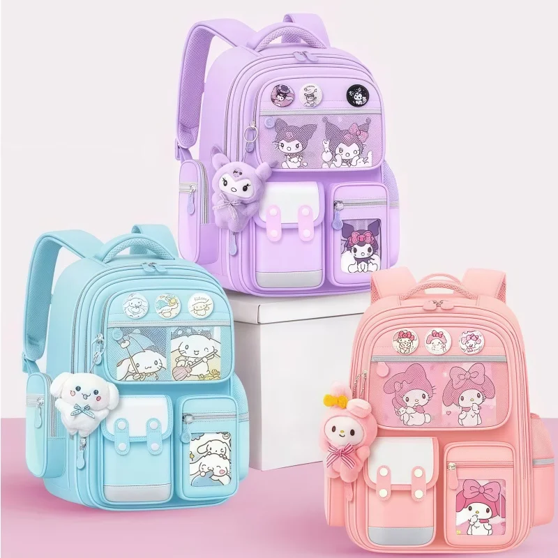 Hot Cinnamoroll Large-Capacity Cartoon Children'S Backpack Kuromi My Melody Pochacco Cute Anime Children'S School Bag Set Gifts
Hot Cinnamoroll Large-Capacity Cartoon Children'S Backpack Kuromi My Melody Pochacco Cute Anime Children'S School Bag Set Gifts