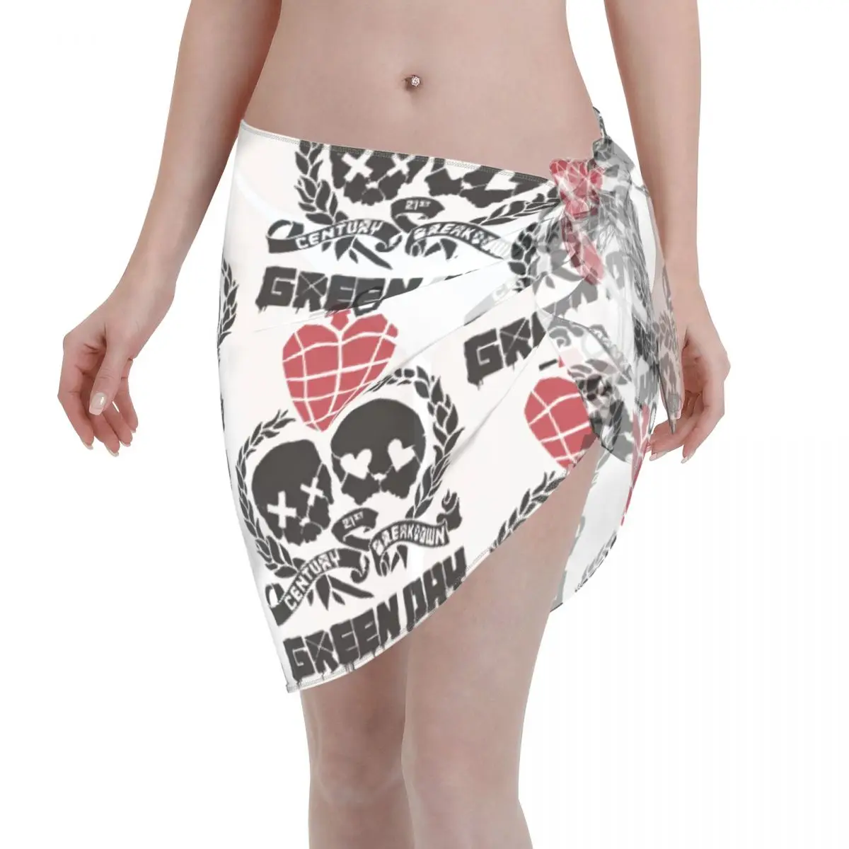 Custom Rock G-Greens D-Days Beach Bikini Cover up Wrap Gothic See-Through Bikini Short Skirt Chiffon Scarf For Women Beach dress
Custom Rock G-Greens D-Days Beach Bikini Cover up Wrap Gothic See-Through Bikini Short Skirt Chiffon Scarf For Women Beach dress
