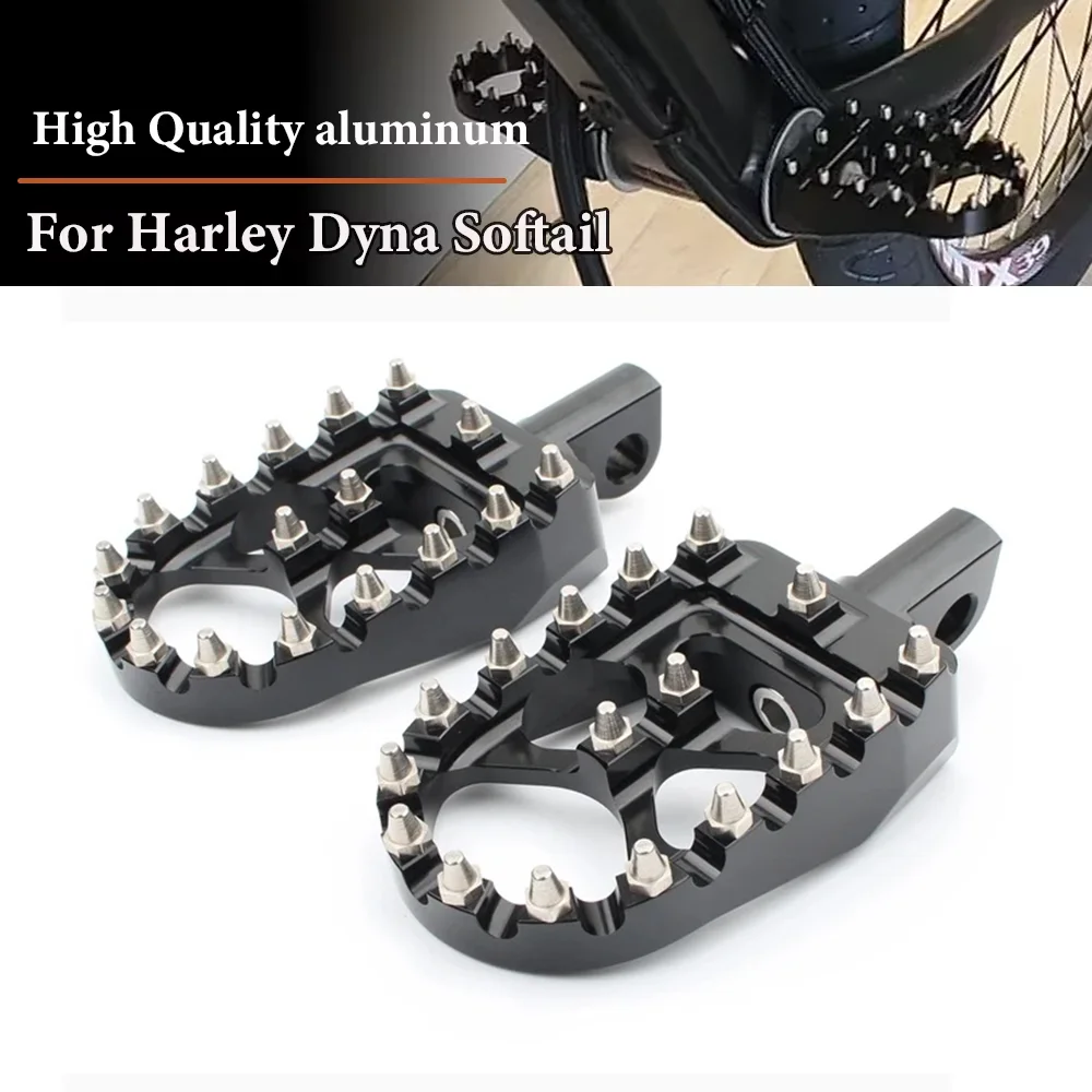 Motorcycle CNC Wide Fat Footpegs Footrests For Harley V-Rod Touring Softail Dyna Heritage Softail Iron Sportster 883 Chopper
Motorcycle CNC Wide Fat Footpegs Footrests For Harley V-Rod Touring Softail Dyna Heritage Softail Iron Sportster 883 Chopper