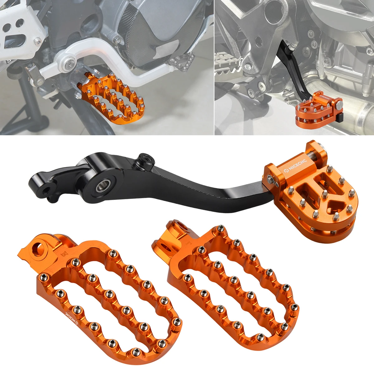 Motorcycle Footrests Footpeg/Foot Brake Pedal for KTM 790 Adventure 890 Adventure/R 790 ADV 890 ADV 2021 2022 2023 2024 2025
Motorcycle Footrests Footpeg/Foot Brake Pedal for KTM 790 Adventure 890 Adventure/R 790 ADV 890 ADV 2021 2022 2023 2024 2025