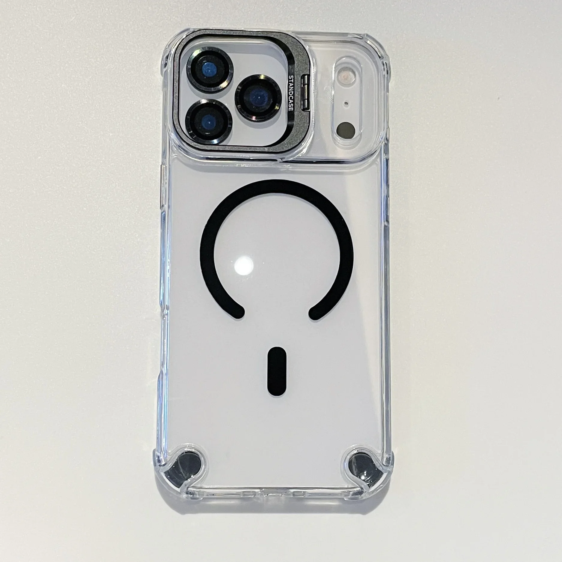 Прозрачный магнитный чехол с подставкой для объектива, функциональный чехол для телефона для iPhone 16, 15, 14, 13, 12, 11 Pro Max Plus, защитная крышка
Прозрачный магнитный чехол с подставкой для объектива, функциональный чехол для телефона для iPhone 16, 15, 14, 13, 12, 11 Pro Max Plus, защитная крышка