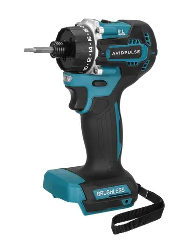 AvidPulse 20+1 Torque 1/4inch Brushless Electric Screwdriver Cordless 280N.m Electric Drill Power Tool For Makita 18v Battery