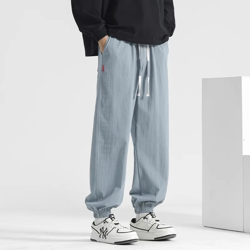 Cotton and Linen Loose Straight-leg Pants Sports Spring Men's 2026 Linen Pants for Men's Summer Pure Cotton Casual Long Pants
Cotton and Linen Loose Straight-leg Pants Sports Spring Men's 2026 Linen Pants for Men's Summer Pure Cotton Casual Long Pants