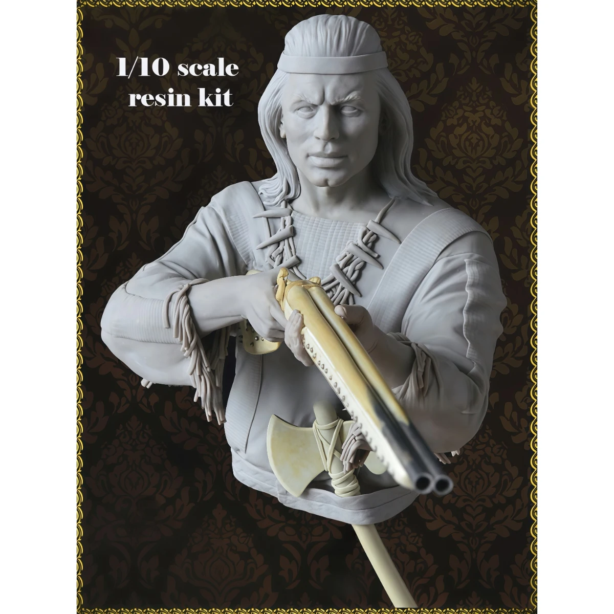 1/10 scale resin unpainted model kit, military theme, bust, unassembled and unpainted GK, 1649X
1/10 scale resin unpainted model kit, military theme, bust, unassembled and unpainted GK, 1649X