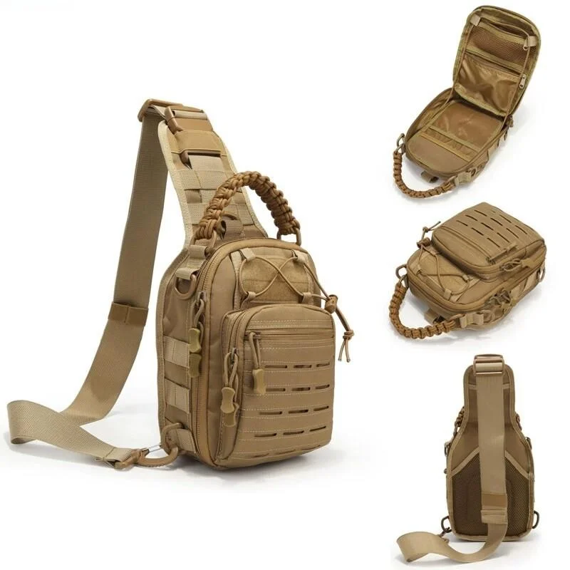 Outdoor Men's Single Shoulder Crossbody Bag Tactical Backpack Multi-Functional Waist Bag Hollow out Casual Style Sport Scene
Outdoor Men's Single Shoulder Crossbody Bag Tactical Backpack Multi-Functional Waist Bag Hollow out Casual Style Sport Scene