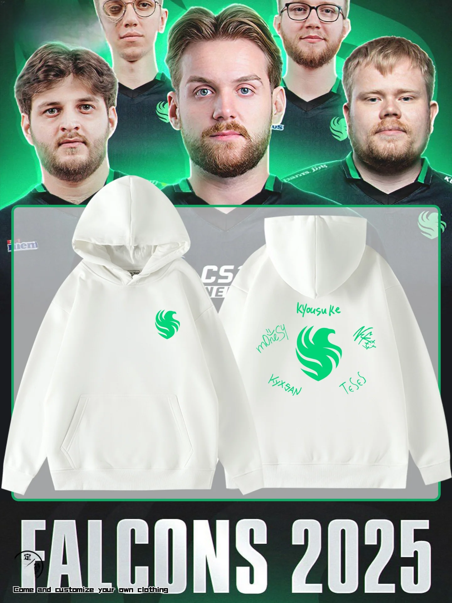 Толстовка с длинными рукавами Csgo2 Game Falcon T Signed Hoodie с флисовой подкладкой, повседневная мужская толстовка, удобная, свободного кроя, с принтом
Толстовка с длинными рукавами Csgo2 Game Falcon T Signed Hoodie с флисовой подкладкой, повседневная мужская толстовка, удобная, свободного кроя, с принтом