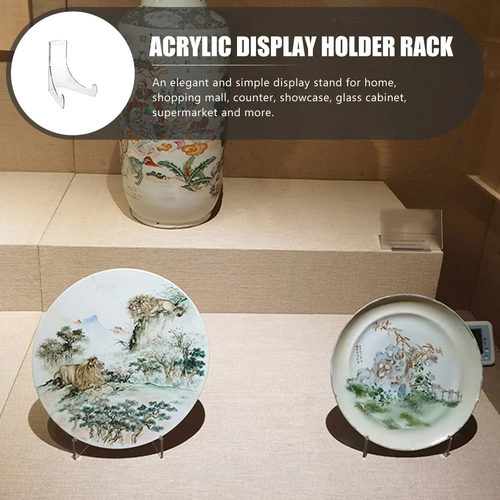 Acrylic Plate Stand Multi-Functional Display Holder Rack Kitchen Dish Tea Cake Storage Organizer Home Office Plate Stand
Acrylic Plate Stand Multi-Functional Display Holder Rack Kitchen Dish Tea Cake Storage Organizer Home Office Plate Stand