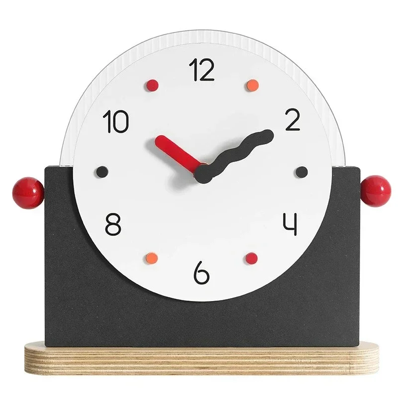 Modern simple desk clock household desktop ornament
Modern simple desk clock household desktop ornament
