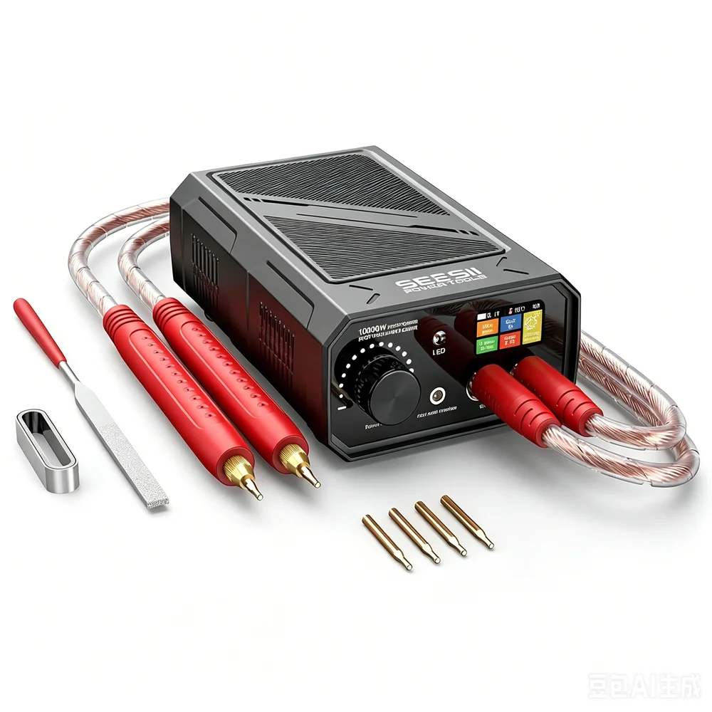 SEESII 10KW Battery Spot Welder Cordless10000mAh Spot Welding Equipment Color LCD Display 25 Adjustable Gears for Battery Packs
SEESII 10KW Battery Spot Welder Cordless10000mAh Spot Welding Equipment Color LCD Display 25 Adjustable Gears for Battery Packs