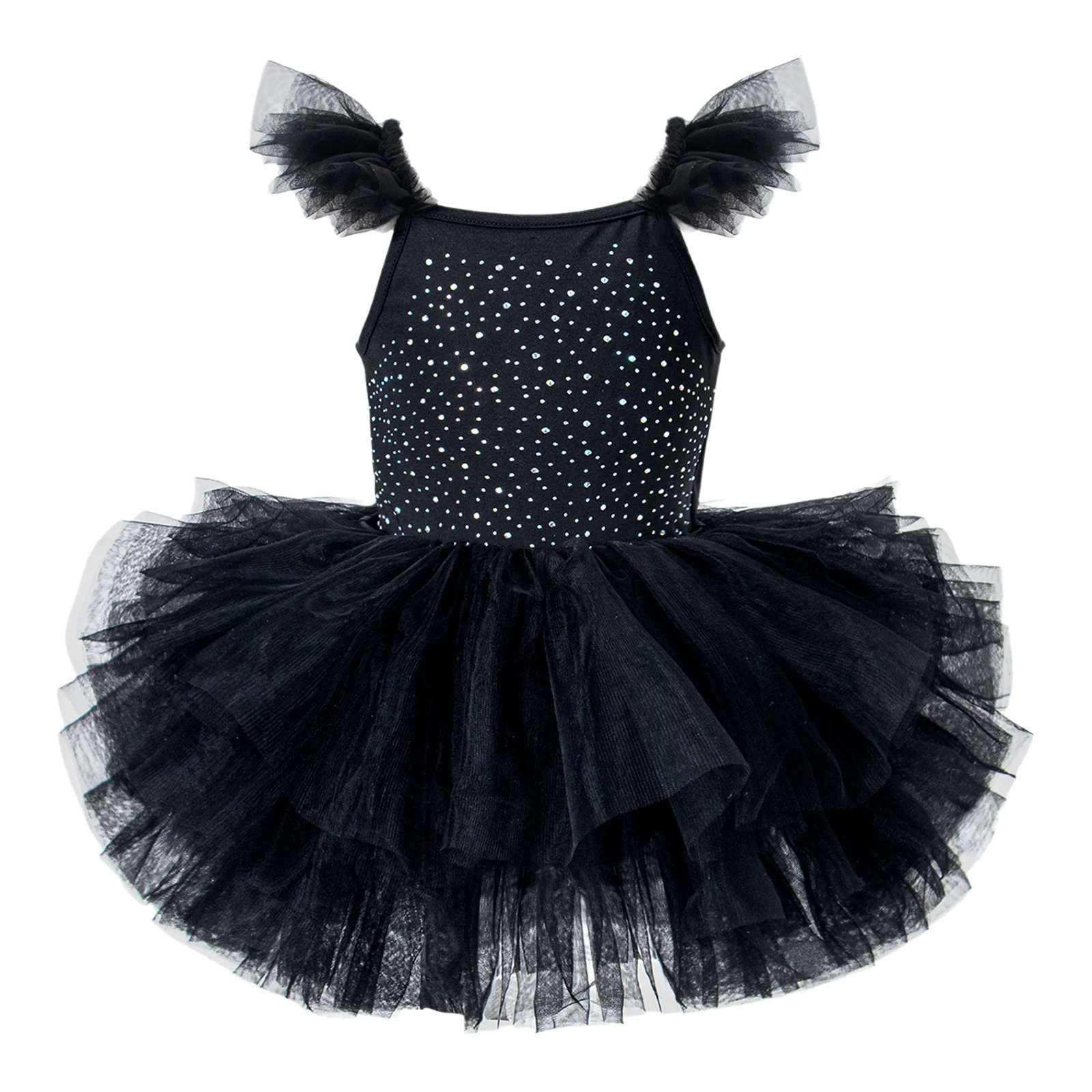 Kids Girls Shiny Rhinestones Ballet Tutu Dance Dress Ruffled Sleeves Figure Skating Dance Dress Outfit Lyrical Modern Dancewear
Kids Girls Shiny Rhinestones Ballet Tutu Dance Dress Ruffled Sleeves Figure Skating Dance Dress Outfit Lyrical Modern Dancewear