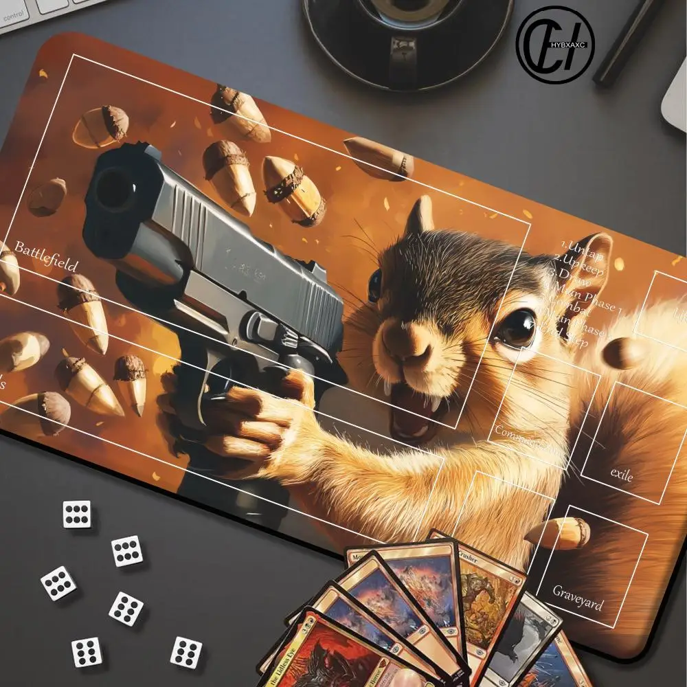 Kawaii Cute Squirrel Mouse pad Fantasy-themed for MTG TCG gamming playmat game play mat Duel pads Beginner Card Battles HYBXXC
Kawaii Cute Squirrel Mouse pad Fantasy-themed for MTG TCG gamming playmat game play mat Duel pads Beginner Card Battles HYBXXC