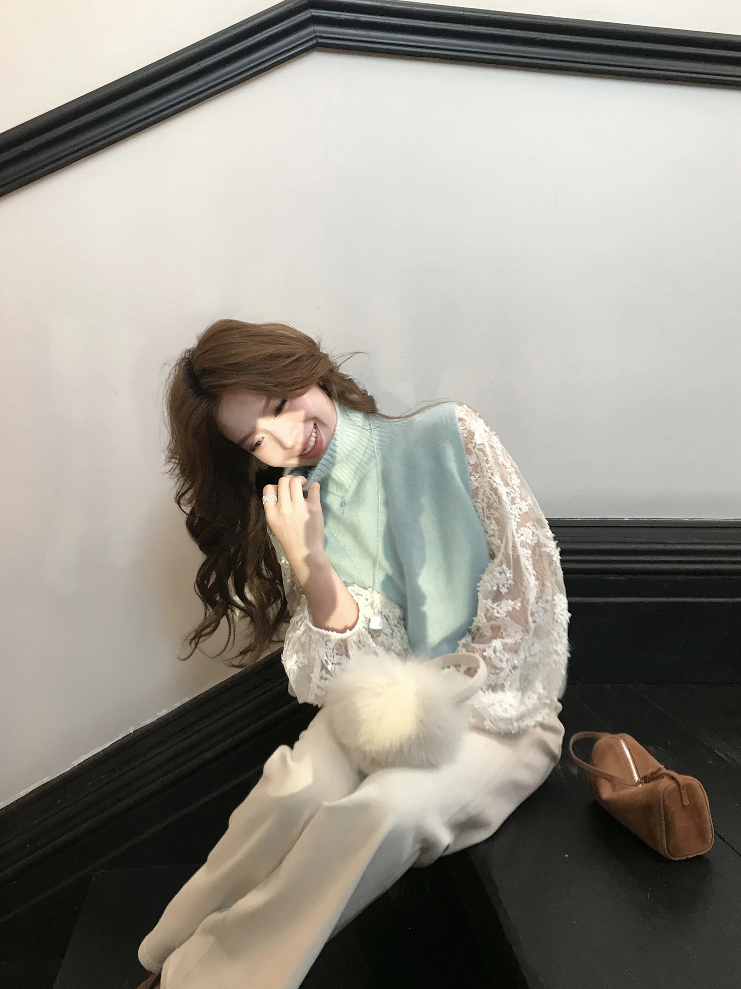Women's Knitted Rabbit Fur Vest 32% Wool 68% Polyester High Collar Svel Winter Warm Faionable Casual Sle
Women's Knitted Rabbit Fur Vest 32% Wool 68% Polyester High Collar Svel Winter Warm Faionable Casual Sle