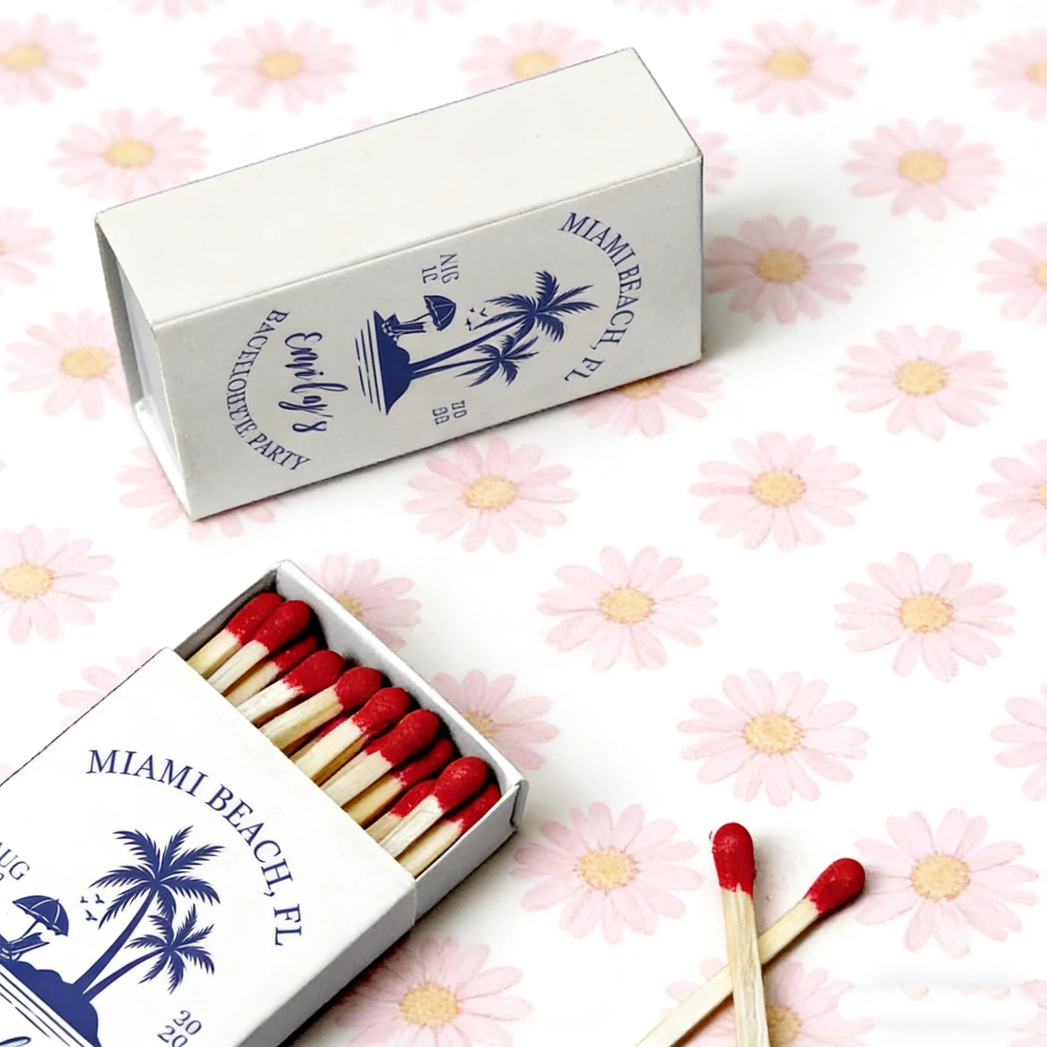 Personalized Palm Tree Beach Matchboxes Tropical Wedding Bridal Shower Decor Bachelorette Party Favors
Personalized Palm Tree Beach Matchboxes Tropical Wedding Bridal Shower Decor Bachelorette Party Favors