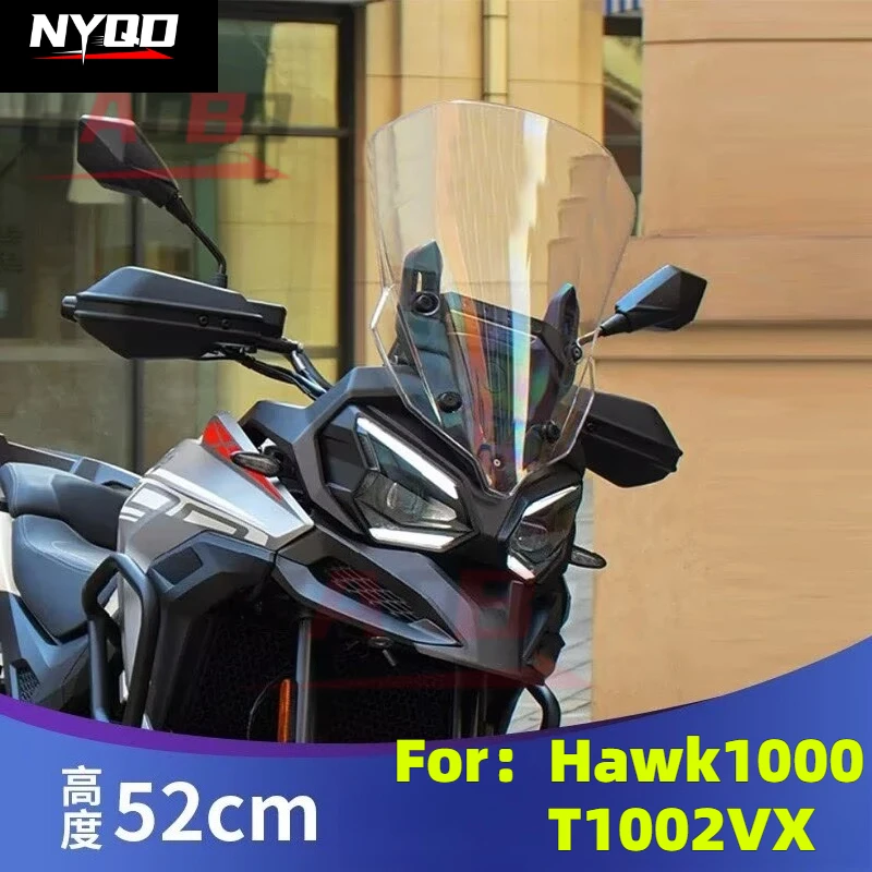 Motorcycle Front Windshield Wind Guide for T1002VX 2025 Motobike Windscreens for Hawk 1000
Motorcycle Front Windshield Wind Guide for T1002VX 2025 Motobike Windscreens for Hawk 1000