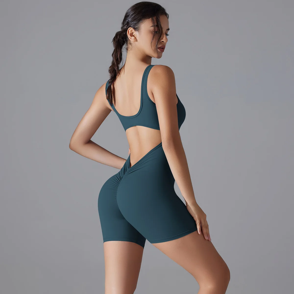 Women's High-Waist Jumpsuit Gym Rers Svel Sportswear Bodysuits Polyester Fiber ort Pants Ladies Active Wear
Women's High-Waist Jumpsuit Gym Rers Svel Sportswear Bodysuits Polyester Fiber ort Pants Ladies Active Wear