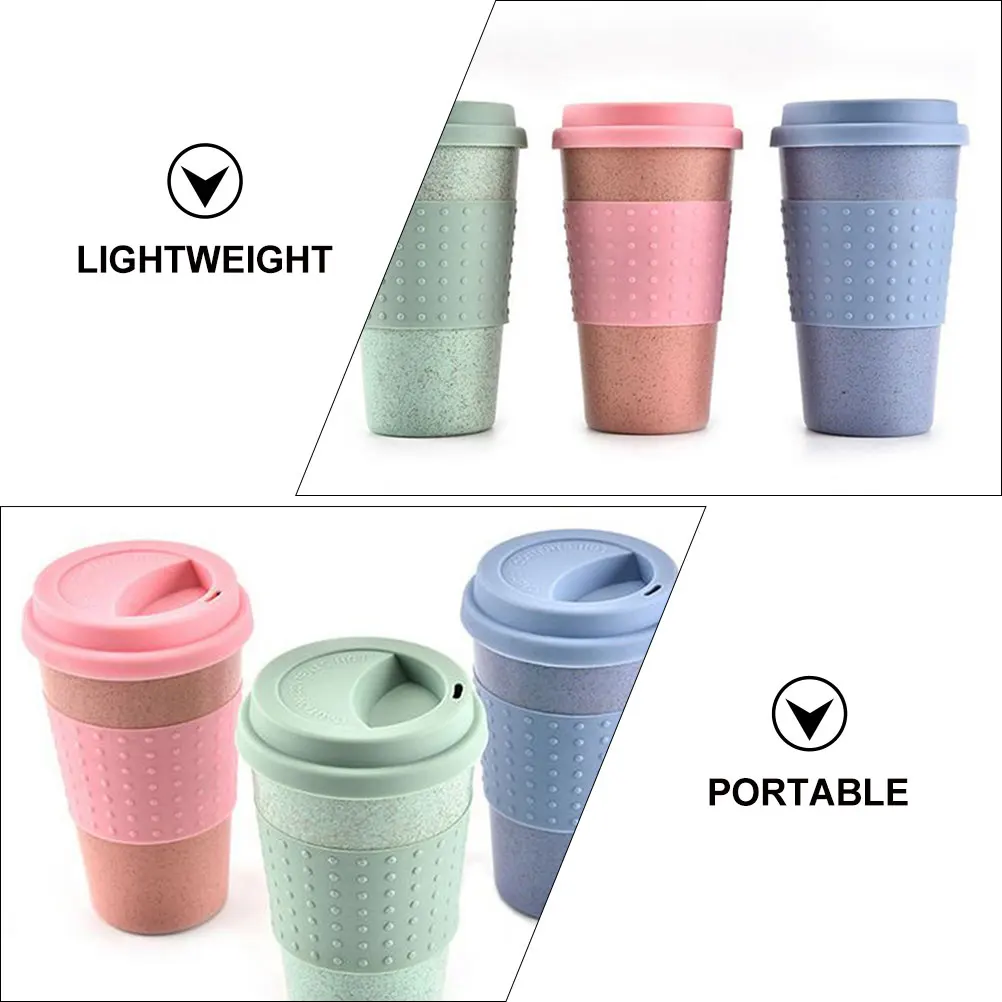 3pcs Wheat Straw Water Reusable Plastic Cups Leak Proof For Camping Kitchen Freezer Lightweight Large Capacity Smoothie
3pcs Wheat Straw Water Reusable Plastic Cups Leak Proof For Camping Kitchen Freezer Lightweight Large Capacity Smoothie