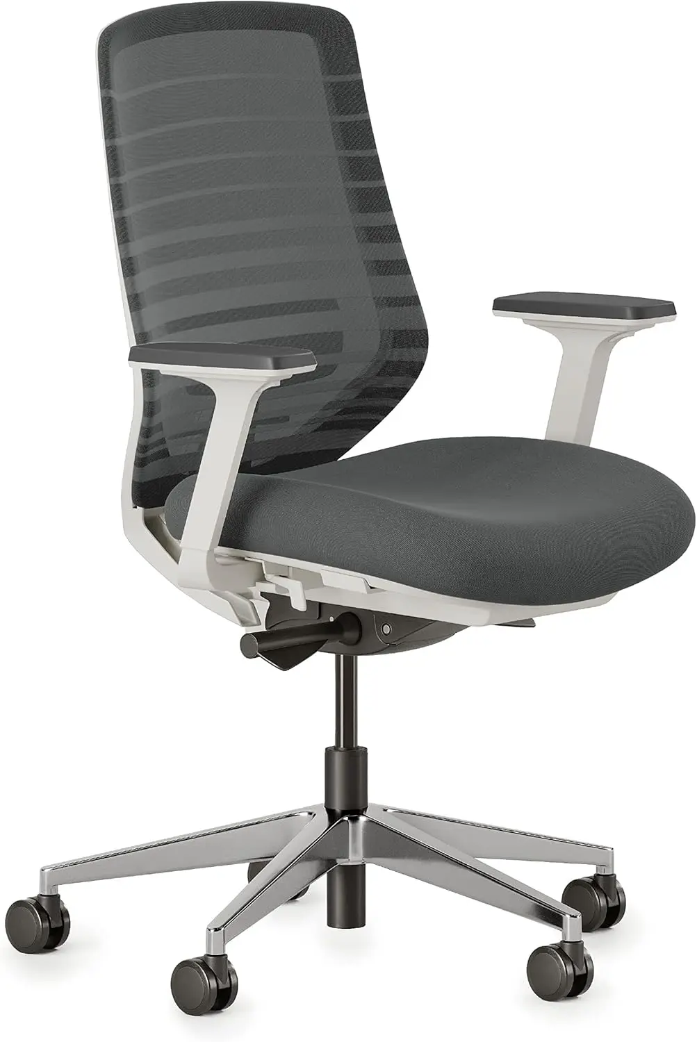 Ergonomic Chair - Versatile Desk Chair with Adjustable Lumbar Support, Breathable Mesh Backrest, Smooth Wheels -Graphite & White
Ergonomic Chair - Versatile Desk Chair with Adjustable Lumbar Support, Breathable Mesh Backrest, Smooth Wheels -Graphite & White