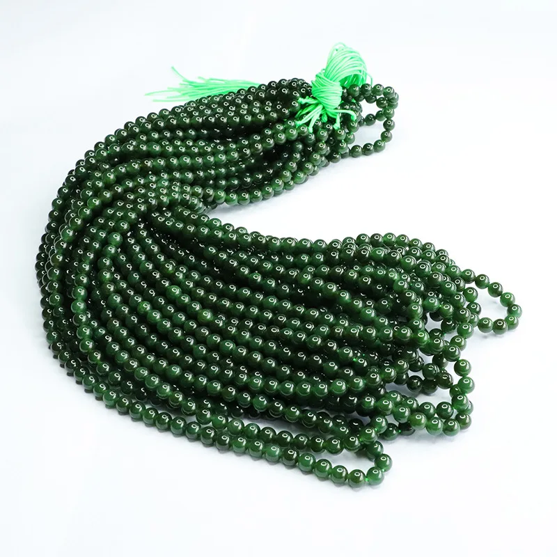 Natural Hetian Jade Loose Beads Semi-Finished Long Chain Handmade Necklace
Natural Hetian Jade Loose Beads Semi-Finished Long Chain Handmade Necklace