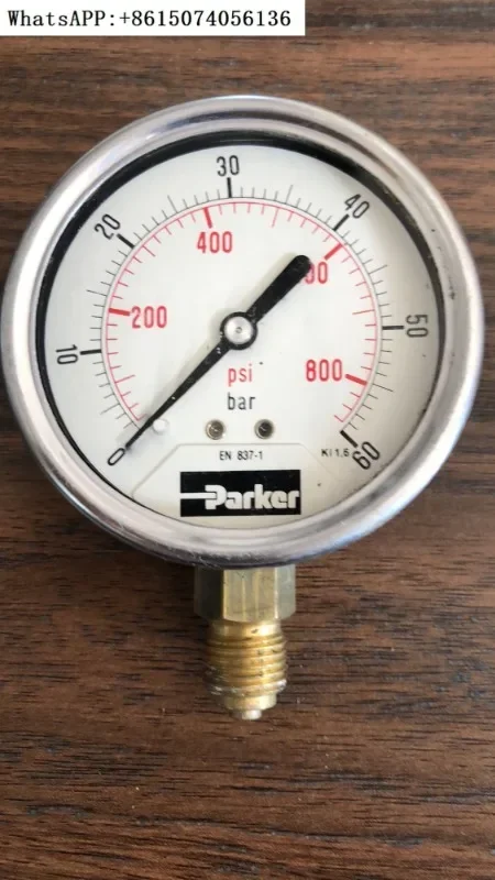 P-arker radial KL1.6 pressure gauge 60 oil pressure gauge brand new original imported spot.
P-arker radial KL1.6 pressure gauge 60 oil pressure gauge brand new original imported spot.