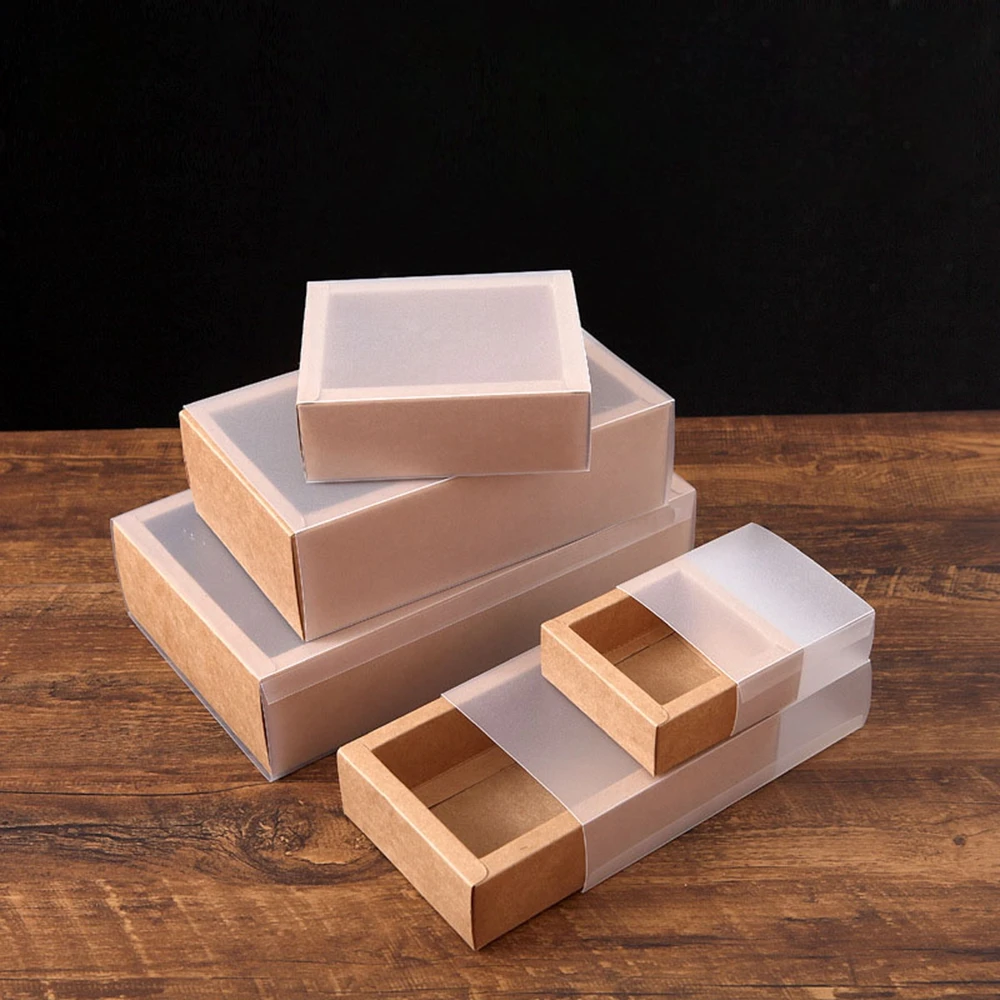 PVC Window Transparent Drawer Display Candy Cake Wedding Party Supplies Packing Box Kraft Paper Box Gift Boxes
PVC Window Transparent Drawer Display Candy Cake Wedding Party Supplies Packing Box Kraft Paper Box Gift Boxes