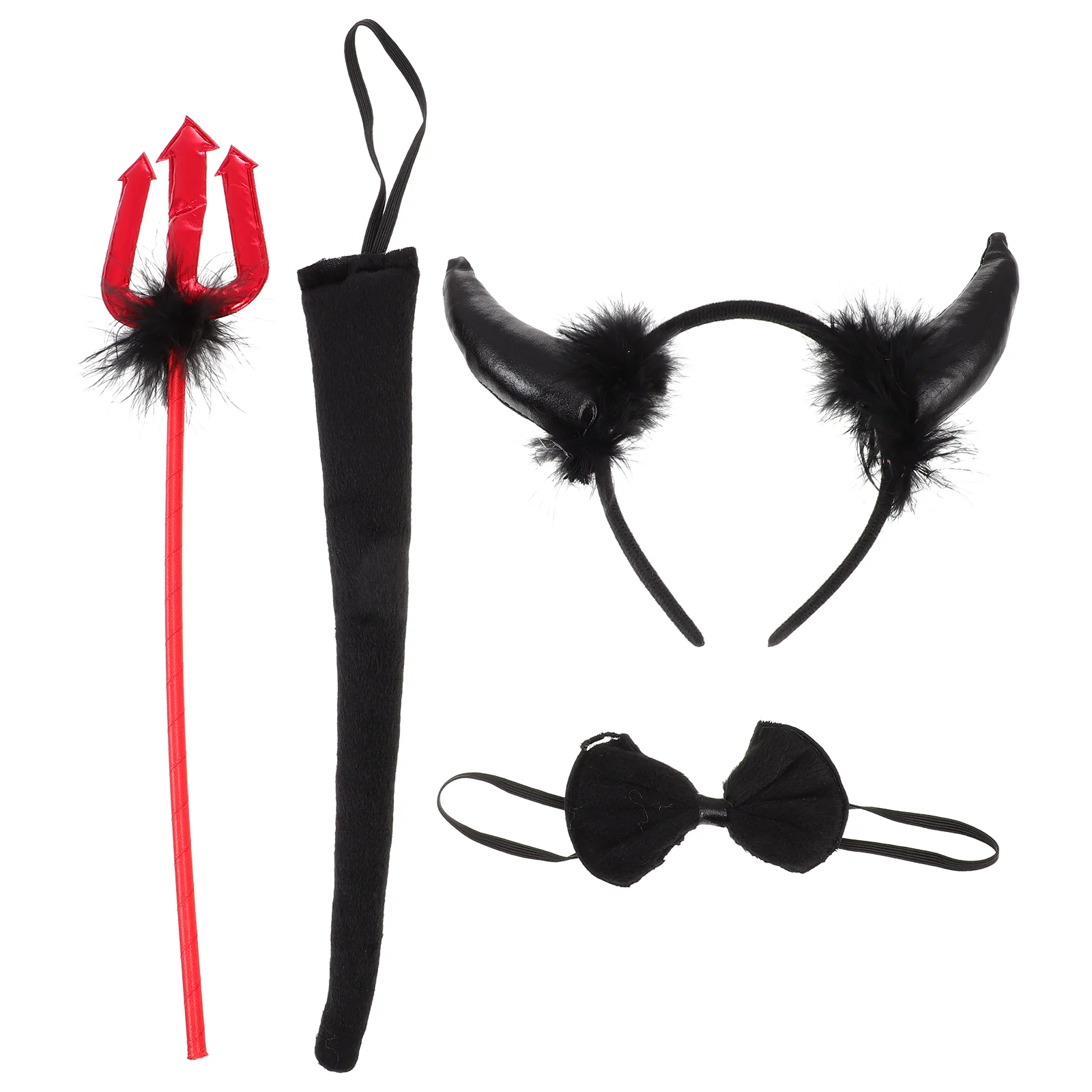 Demon Accessories Set Party Headband Horns Polyester Cosplay Hair Halloween Costume
Demon Accessories Set Party Headband Horns Polyester Cosplay Hair Halloween Costume