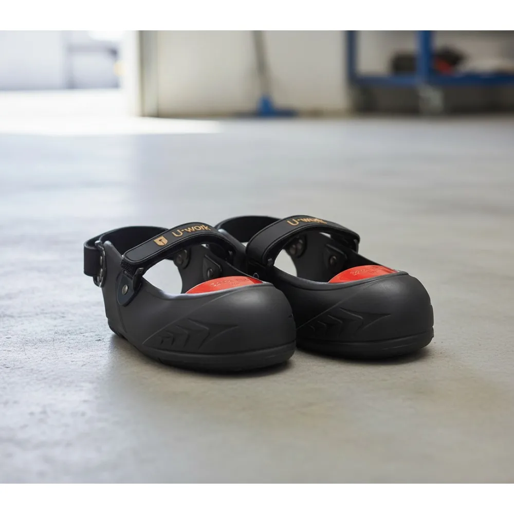 Steel Toe Overshoes, Titanium Alloy Safety Covers with Double Straps, Slip Resistant for Visitors, Red Size M
Steel Toe Overshoes, Titanium Alloy Safety Covers with Double Straps, Slip Resistant for Visitors, Red Size M