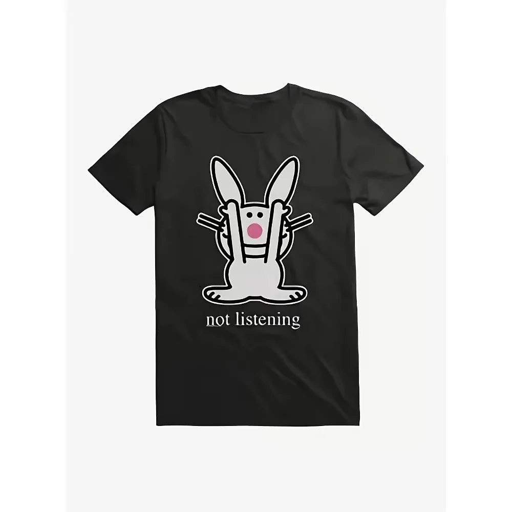 Men'S Casual Crew Neck T-Shirt with Not Listening Bunny Graphic | Short Sleeve, All-Season Comfort, Perfect for Casual Attire, Regular Fit
Men'S Casual Crew Neck T-Shirt with Not Listening Bunny Graphic | Short Sleeve, All-Season Comfort, Perfect for Casual Attire, Regular Fit