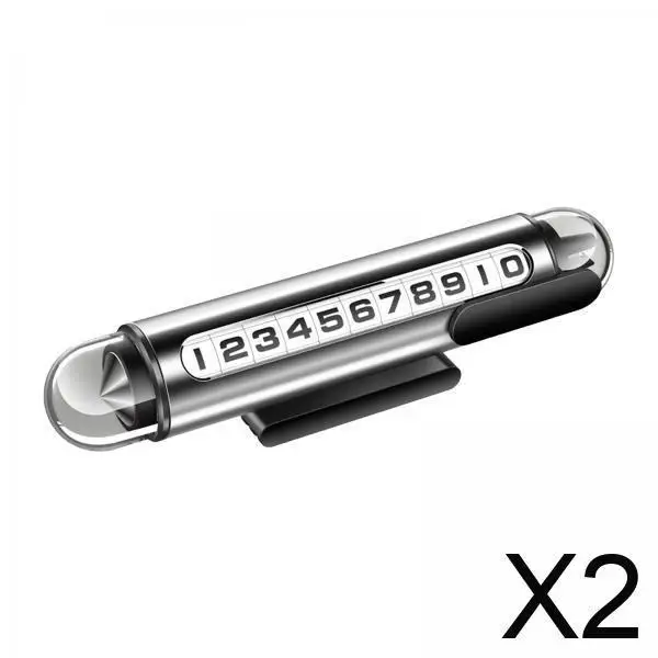 Car Temporary Parking Card with Moving Adjustable Digits and Built-in Window Breaker for Automobile Safety Use
Car Temporary Parking Card with Moving Adjustable Digits and Built-in Window Breaker for Automobile Safety Use