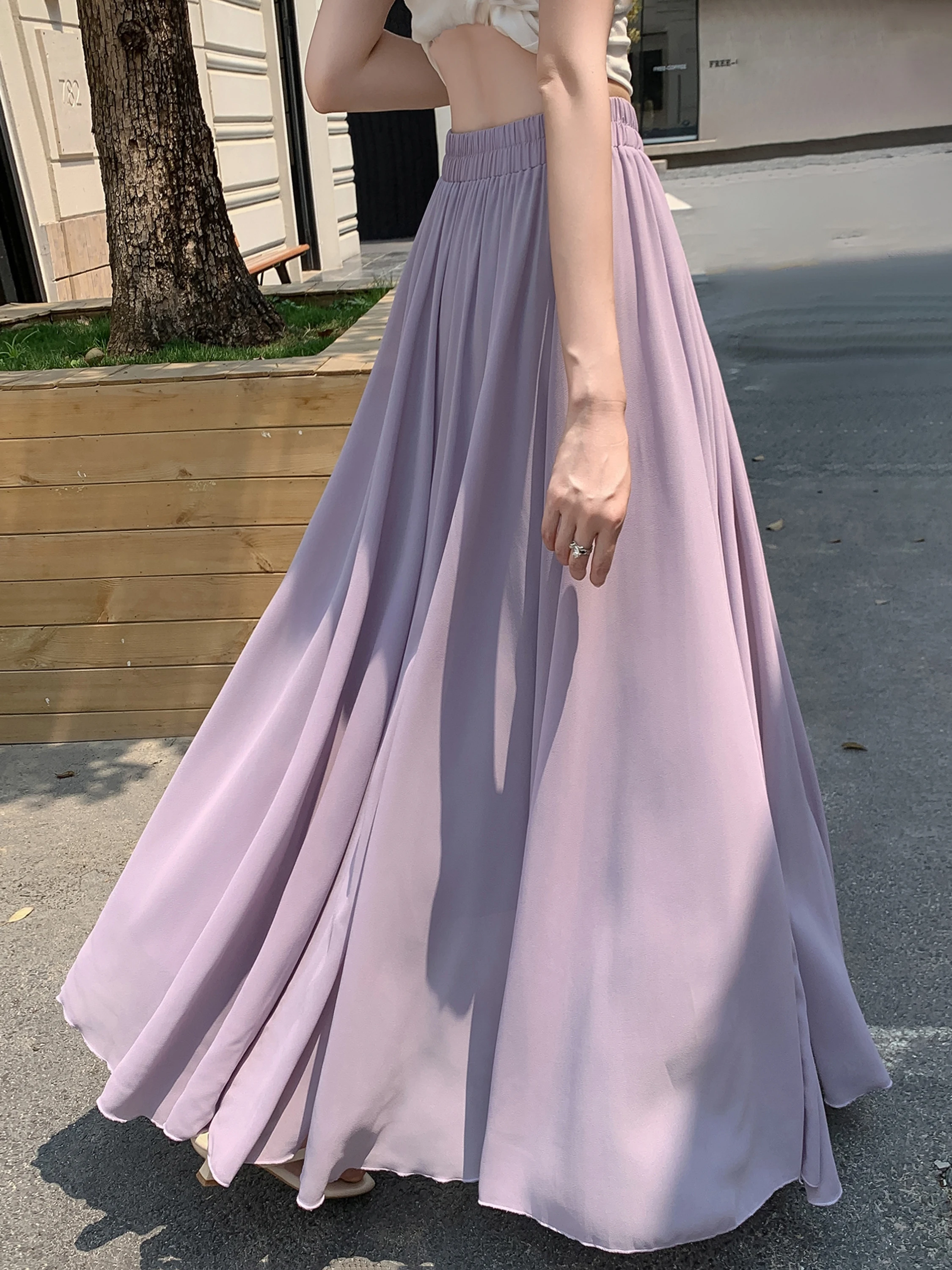 Summer New plus Size Women's High Waist A-Line Midi Skirt Polyester Chiffon Casual Pleated Long Skirt Slimming Drapey Umbrell...
Summer New plus Size Women's High Waist A-Line Midi Skirt Polyester Chiffon Casual Pleated Long Skirt Slimming Drapey Umbrell...