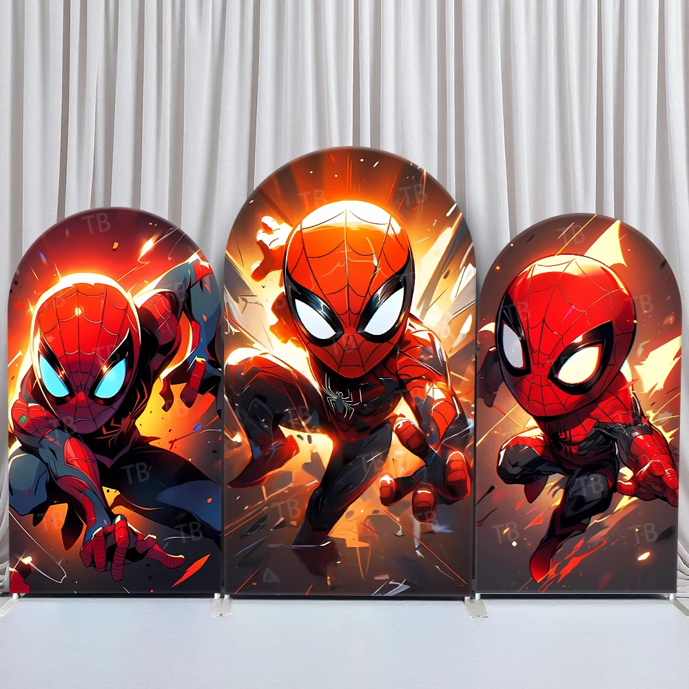 TB Marvel Superhero Spider-Man Arch Backdrop Cover for Baby Shower Kid Birthday Party Decor Photo Background Prop Elastic Fabric
TB Marvel Superhero Spider-Man Arch Backdrop Cover for Baby Shower Kid Birthday Party Decor Photo Background Prop Elastic Fabric