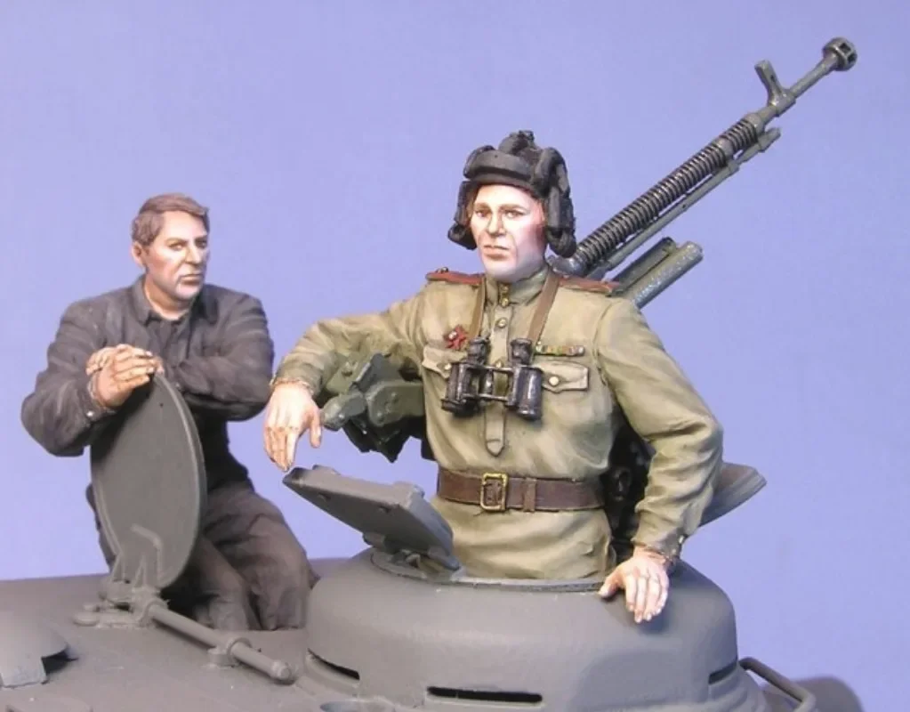 1/35 Resin Figure Model Building Kits Historical Military Miniature Russian Tank Crew and Machine Gun Unassembled Unpainted 960A
1/35 Resin Figure Model Building Kits Historical Military Miniature Russian Tank Crew and Machine Gun Unassembled Unpainted 960A