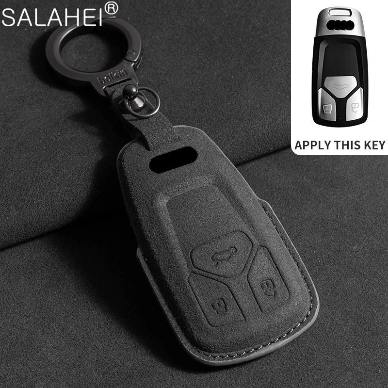 Suede Leather Remote Car Key Case Cover Holder For Audi A4 B9 A5 A6 8S 8W Q5 Q7 4M S4 S5 S7 TT TTS TFSI RS Keychain Accessories
Suede Leather Remote Car Key Case Cover Holder For Audi A4 B9 A5 A6 8S 8W Q5 Q7 4M S4 S5 S7 TT TTS TFSI RS Keychain Accessories