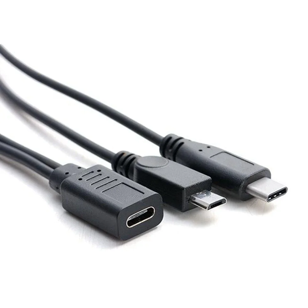 Кабель-адаптер расширения данных для зарядки C-типа, USB 3.1/Micro USB 1, гнездо к Micro USB C-типа «папа»
Кабель-адаптер расширения данных для зарядки C-типа, USB 3.1/Micro USB 1, гнездо к Micro USB C-типа «папа»