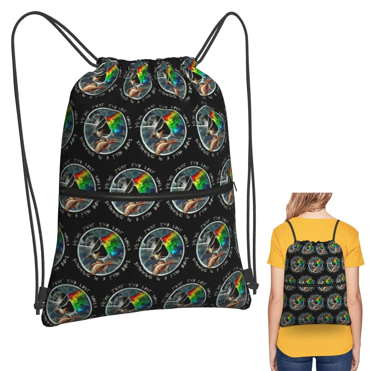 Singer Love Pink Band Floyd Backpacks Casual Drawstring Bundle Pocket Sundries Bag Book Bags for Travel Students
Singer Love Pink Band Floyd Backpacks Casual Drawstring Bundle Pocket Sundries Bag Book Bags for Travel Students