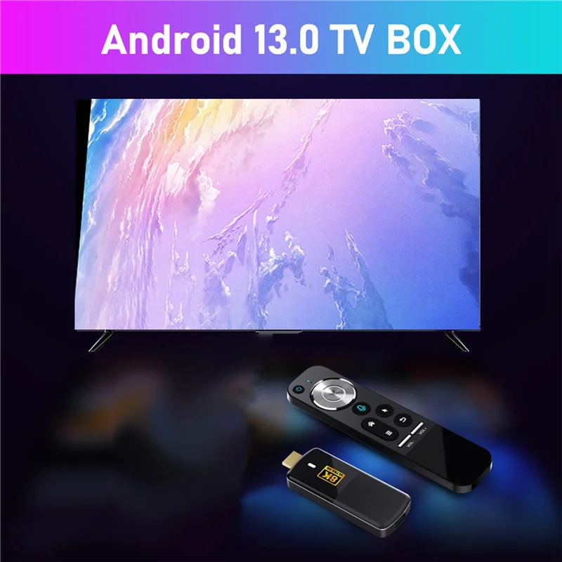 Stylish-For H96MAX M3 TV Stick 2GB+16GB Android 13.0 Wifi6 4Kx2k H.265 HEVC RK3528 Set Top Box Media Player Mini TV Set Top Box
Stylish-For H96MAX M3 TV Stick 2GB+16GB Android 13.0 Wifi6 4Kx2k H.265 HEVC RK3528 Set Top Box Media Player Mini TV Set Top Box
