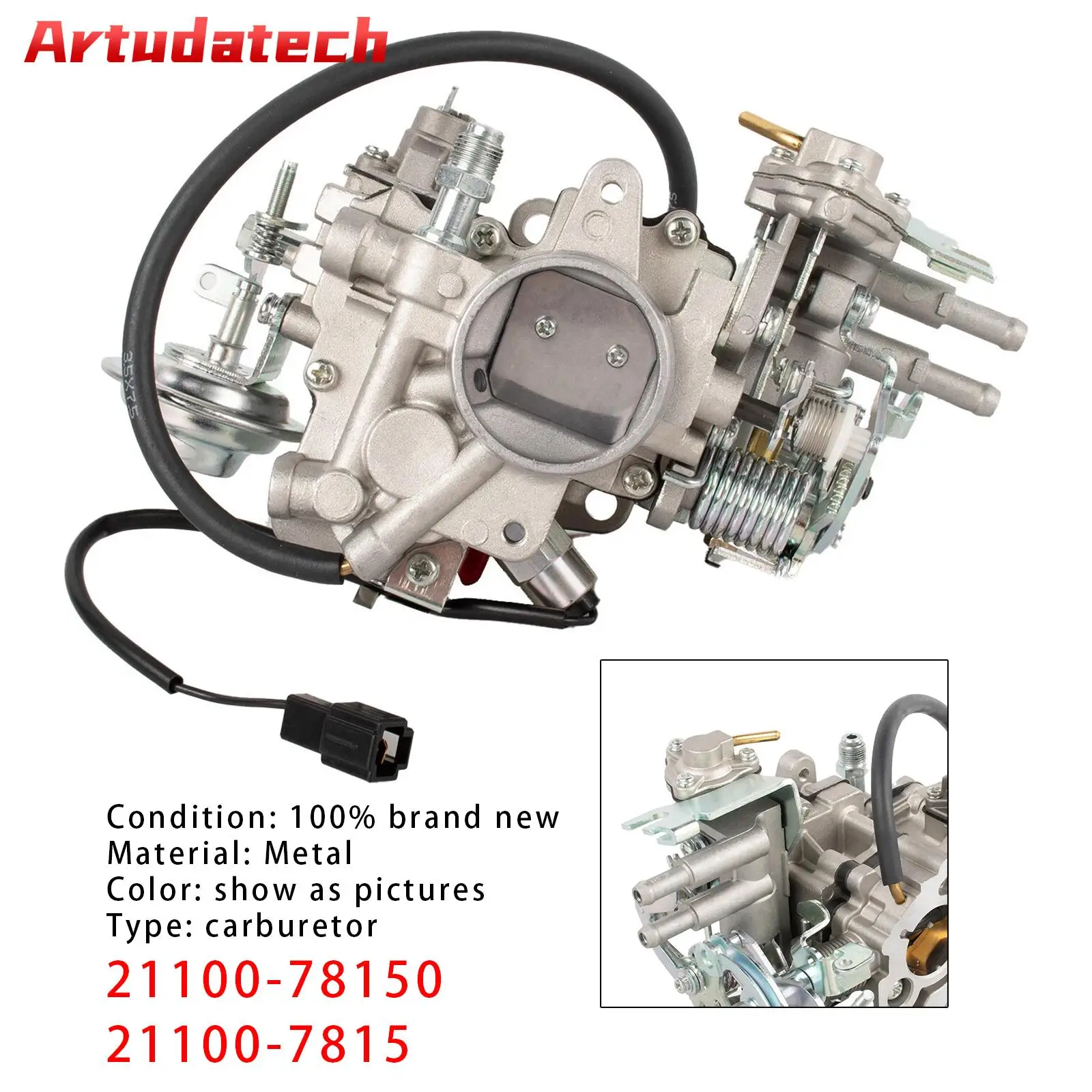 Artudatech Carburetor 21100-78150 21100-7815 For Toyota Forklifts 4Y 5K Engines Car Accessories
Artudatech Carburetor 21100-78150 21100-7815 For Toyota Forklifts 4Y 5K Engines Car Accessories