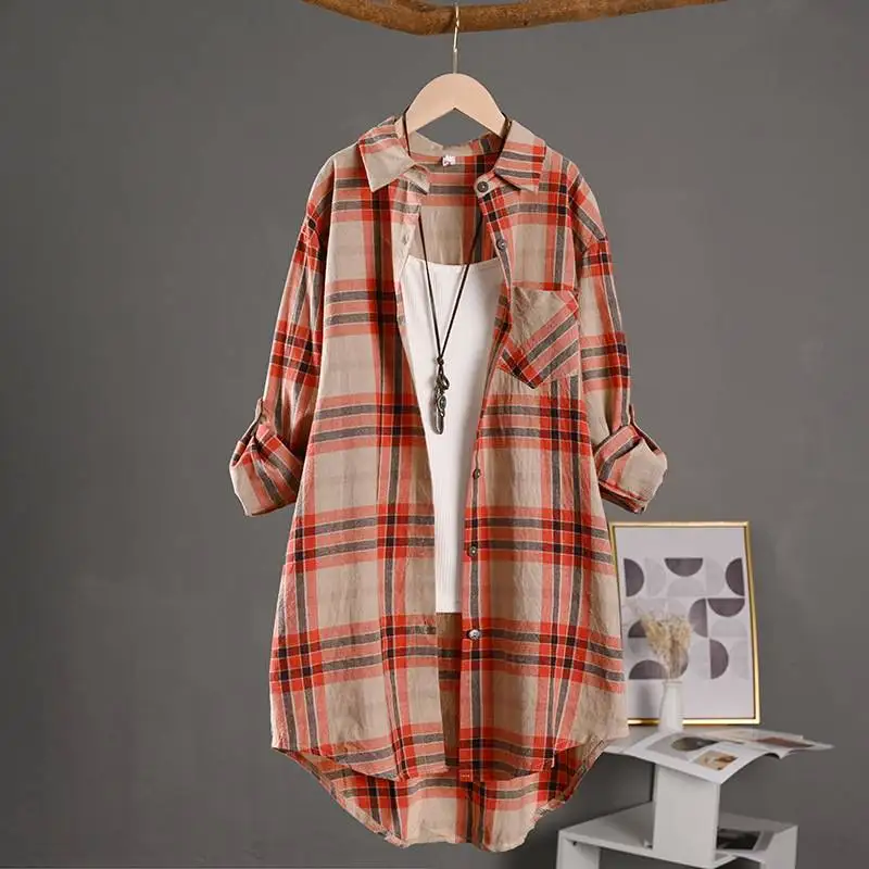 Retro Cotton Linen Long Sleeve Shirt Spring Summer Sun Protection Large Size Open Cardigan Thin Outerwear Shirt Casual Style
Retro Cotton Linen Long Sleeve Shirt Spring Summer Sun Protection Large Size Open Cardigan Thin Outerwear Shirt Casual Style